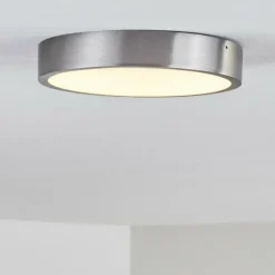 Plafonnier Broglen LED Nickel mat, 1 lumière