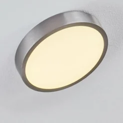 Plafonnier Broglen LED Nickel mat, 1 lumière