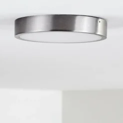 Plafonnier Broglen LED Nickel mat, 1 lumière