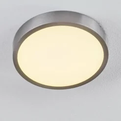 Plafonnier Broglen LED Nickel mat, 1 lumière