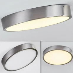 Plafonnier Broglen LED Nickel mat, 1 lumière