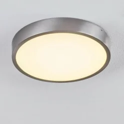 Plafonnier Broglen LED Nickel mat, 1 lumière