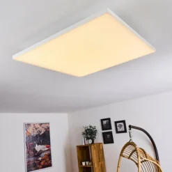 Plafonnier Buenaventura LED Blanc, 1 lumière, Télécommandes