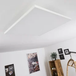 Plafonnier Buenaventura LED Blanc, 1 lumière, Télécommandes