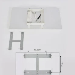 Plafonnier Buenaventura LED Blanc, 1 lumière, Télécommandes, Changeur de couleurs