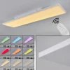 Plafonnier Buenaventura LED Blanc, 1 lumière, Télécommandes, Changeur de couleurs