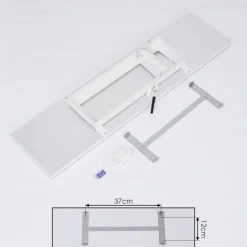 Plafonnier Buenaventura LED Blanc, 1 lumière, Télécommandes, Changeur de couleurs