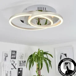 Plafonnier Buren LED Aluminium, Chrome, 1 lumière