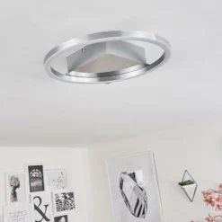 Plafonnier Buren LED Nickel mat, 1 lumière