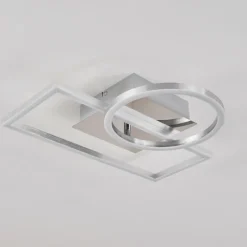 Plafonnier Buren LED Nickel mat, 1 lumière