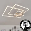 Plafonnier Buren LED Nickel mat, 1 lumière