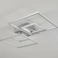Plafonnier Buren LED Nickel mat, 1 lumière