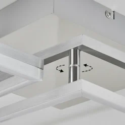 Plafonnier Buren LED Nickel mat, 1 lumière