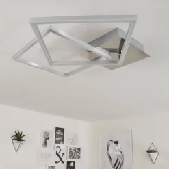 Plafonnier Buren LED Nickel mat, 1 lumière