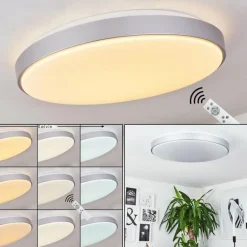 Plafonnier Buris LED Blanc, 1 lumière