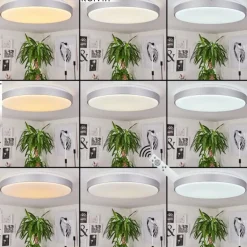 Plafonnier Buris LED Blanc, 1 lumière