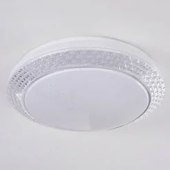 Plafonnier Burton LED Blanc, 1 lumière