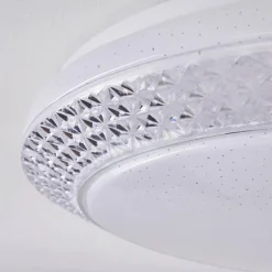Plafonnier Burton LED Blanc, 1 lumière
