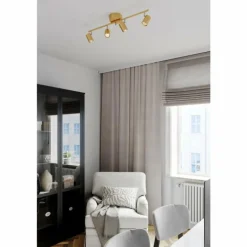 Plafonnier By Rydens Correct Cuivre, 4 lumières