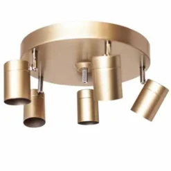 Plafonnier By Rydens Correct Cuivre, 5 lumières