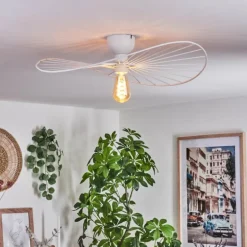 Plafonnier Cacor Blanc, 1 lumière