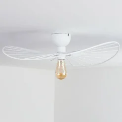 Plafonnier Cacor Blanc, 1 lumière