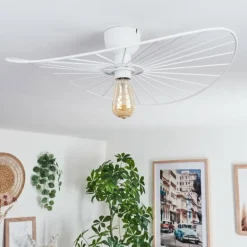 Plafonnier Cacor Blanc, 1 lumière