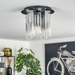 Plafonnier Caimitte Noir, 5 lumières