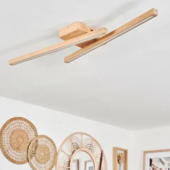 Plafonnier Cajas LED Écru, 2 lumières