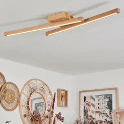 Plafonnier Cajas LED Écru, 2 lumières