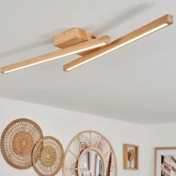 Plafonnier Cajas LED Écru, 2 lumières