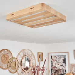 Plafonnier Cajas LED Écru, 5 lumières