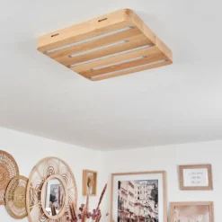 Plafonnier Cajas LED Écru, 5 lumières