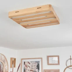 Plafonnier Cajas LED Écru, 5 lumières