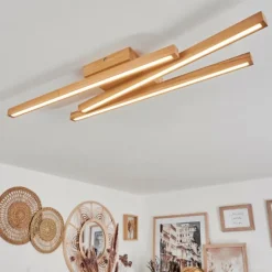 Plafonnier Cajas LED Écru, 3 lumières