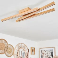 Plafonnier Cajas LED Écru, 3 lumières