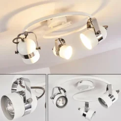 Plafonnier Callac Blanc, 3 lumières