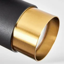 Plafonnier Campanas Laiton, Noir, 1 lumière