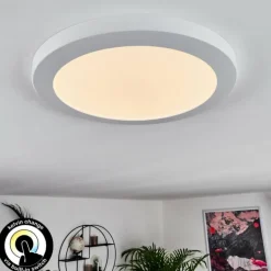 Plafonnier Canditas LED Blanc, 1 lumière