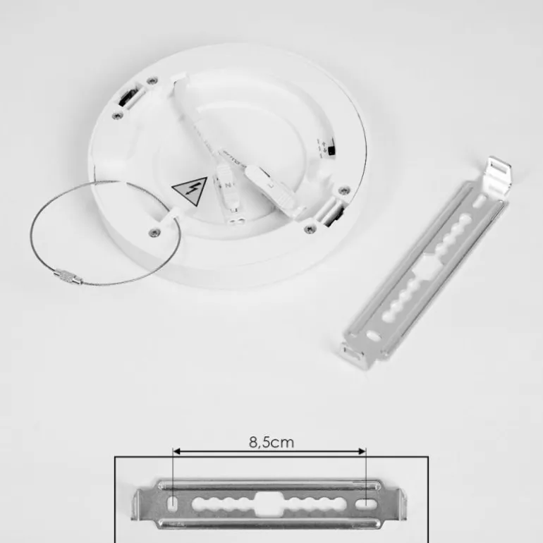 Plafonnier Canditas LED Blanc, 1 lumière