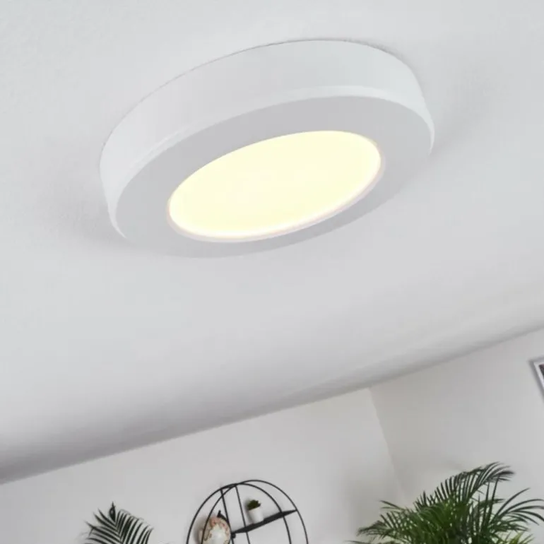 Plafonnier Canditas LED Blanc, 1 lumière