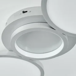 Plafonnier Carabajal LED Titane, 1 lumière