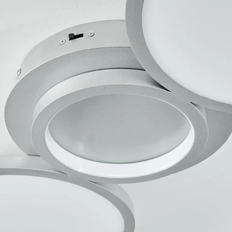 Plafonnier Carabajal LED Titane, 1 lumière