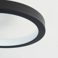 Plafonnier Carabajal LED Noir, 1 lumière