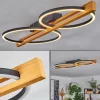 Plafonnier Carcano LED Brun, Noir, 2 lumières