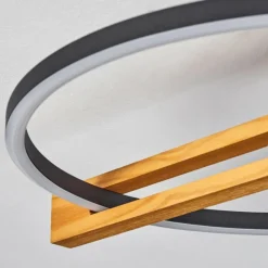 Plafonnier Carcano LED Brun, Noir, 2 lumières