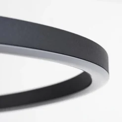 Plafonnier Carcano LED Noir, 1 lumière