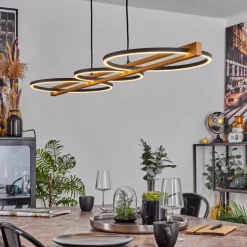 Plafonnier Carcano LED Noir, 1 lumière