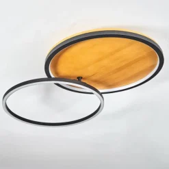 Plafonnier Cardozo LED Écru, Noir, 1 lumière