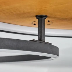 Plafonnier Cardozo LED Écru, Noir, 1 lumière